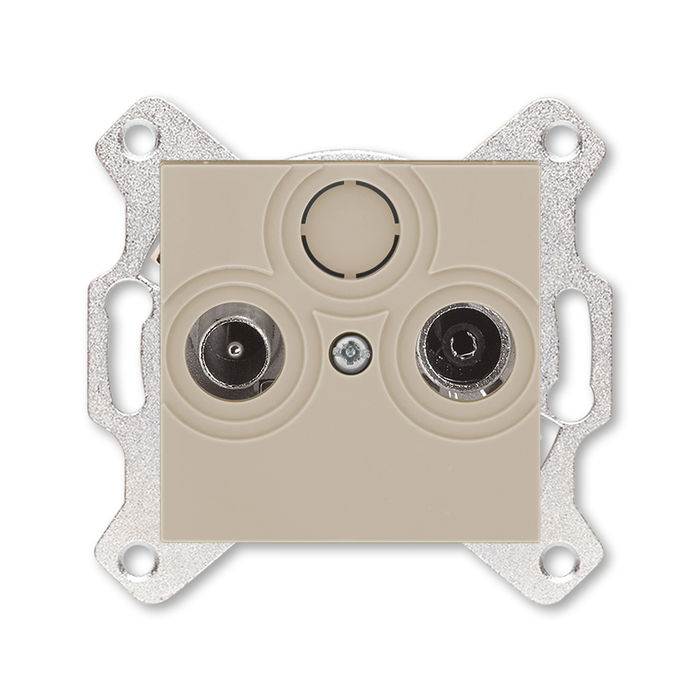 

Розетка TV-R ABB Levit проходная 7дБ кофе макиато 5011H-A03607 18W 2CHH083607A6018, Levit 5011H-A03607 18W