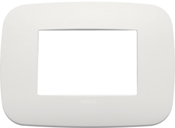 19683.25 Рамка Arke Round Жемчужно матовый 3-модульная Vimar фото