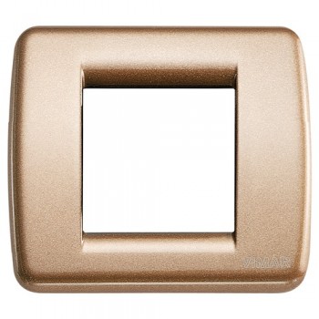 17093.22 Рамка Idea Rondo Бронза 2 модуля Vimar фото