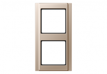 A582CH Рамка A 500 Шампань 2-постовая Jung фото