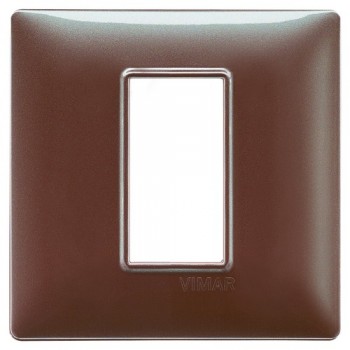 14641.23 Рамка Plana Коричневый переливающийся 1 модуль Vimar фото