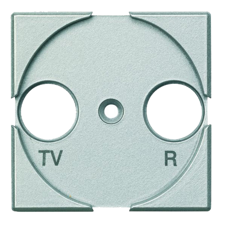 

HC4204 Axolute Лицевая панель для розеток TV + FM Bticino, Axolute Овал HC4204