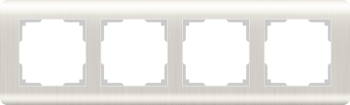 W0042113 Рамка на 4 поста (перламутровый) Stream Werkel a051279 фото