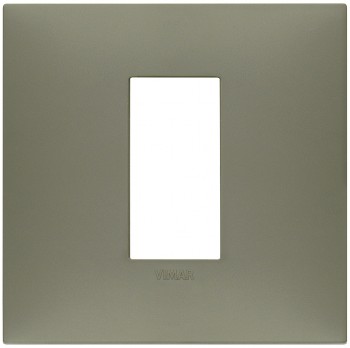 09661.13 Накладка Neve up на 1 модуль центрально для коробки на 2 модуля, глина матовая  Vimar фото
