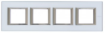 HA4802M4HVKA Рамка Axolute Квадрат Кристалл 2+2+2+2 модуля Bticino фото