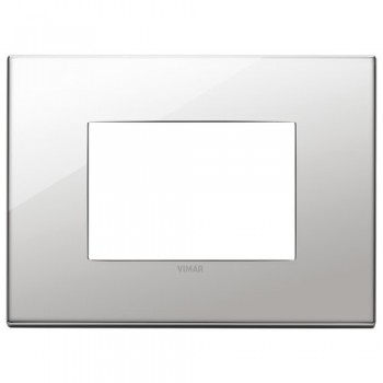 22653.81 Рамка Eikon EXE Никель 3-модульная Vimar фото