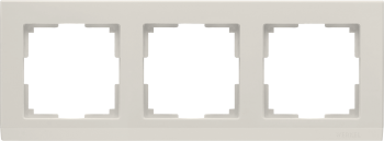 W0031803 Рамка на 3 поста (слоновая кость) Stark Werkel a050910 фото