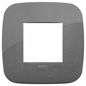 19672.22 Рамка Arke Round ардезия 2 модуля Vimar фото