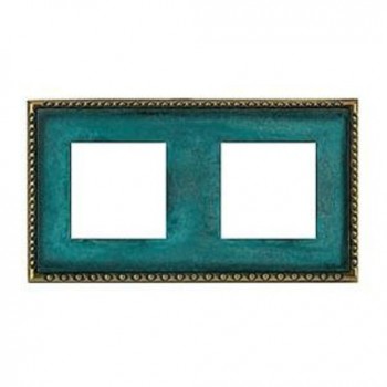 FD01212VO Рамка Toledo Oxyde Green 2-постовая Fede фото