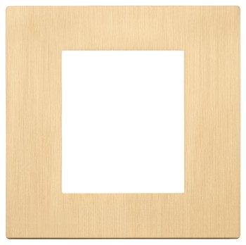 30642.70  Рамка Linea, 2 модуля, золото матовое, металл Vimar фото