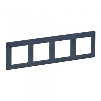 754094 Рамка Valena Life Лазурь 4-постовая Legrand фото