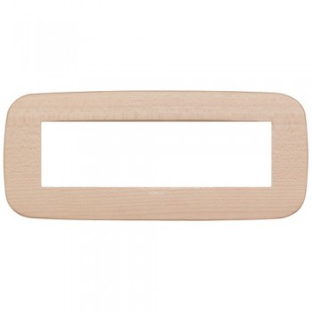 19687.53 Рамка Arke Round Клен 7 модулей Vimar фото