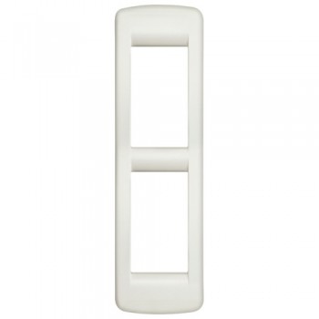 16784.10 Рамка Idea Rondo Слоновая кость 2 модуля Vimar фото