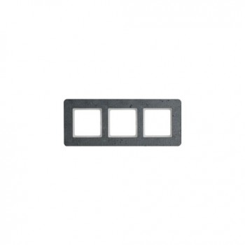 10136020 Рамка Q.7 Бетон 3-постовая Berker фото