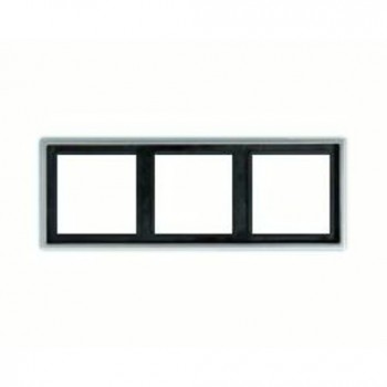 AL2983 Рамка LS 990 Алюминий 3-постовая Jung фото