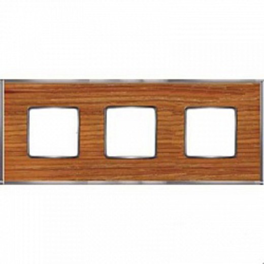 

FD01313CCB Рамка Vintage Wood Cherry / Хром 3-постовая Fede, Vintage Wood FD01313CCB