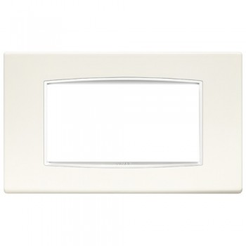 20654.B01 Рамка Eikon Total Look Арктический белый 4 модуля Vimar фото