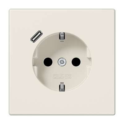 

LS1520-18C Розетка SCHUKO® с USB-интерфейсом с 1 USB-портом типа A Слоновая кость LS серия, LS ZERO LS1520-18C