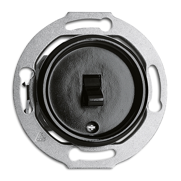 

100649 Выключатель для стеклянной рамки 10A, 10 AX, AC 250V. Bakelite центральная вставка и тумблер. Выключатель THPG, Bakelite Стекло 100649