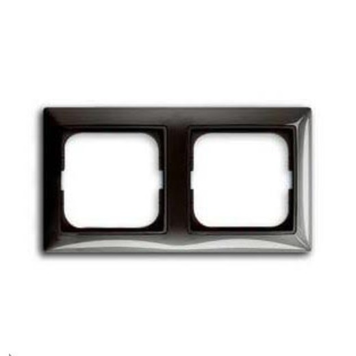 

2512-91-507 Рамка Basic 55 Entree-grey 2-постовая ABB, Basic 55 2512-91-507