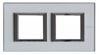 HA4802M2HVKA Рамка Axolute Квадрат Кристалл 2+2 модуля Bticino фото