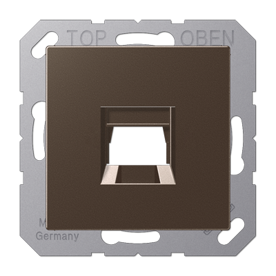

A1569-15WEMO Мокко крышка для модульных гнёзд 1-ная (TE CONNECTIVITY) Jung A серия, A flow A1569-15WEMO