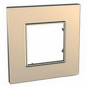 Рамка 1-постовая, медь Schneider Electric Unica Quadro MGU6.702.56 фото