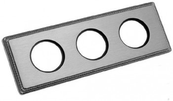 39803512 Рамка Venezia Metal Хром 3-постовая Fontini фото