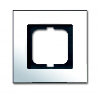 Рамка 1-постовая, глянцевый хром ABB Carat 1754-0-4360 фото