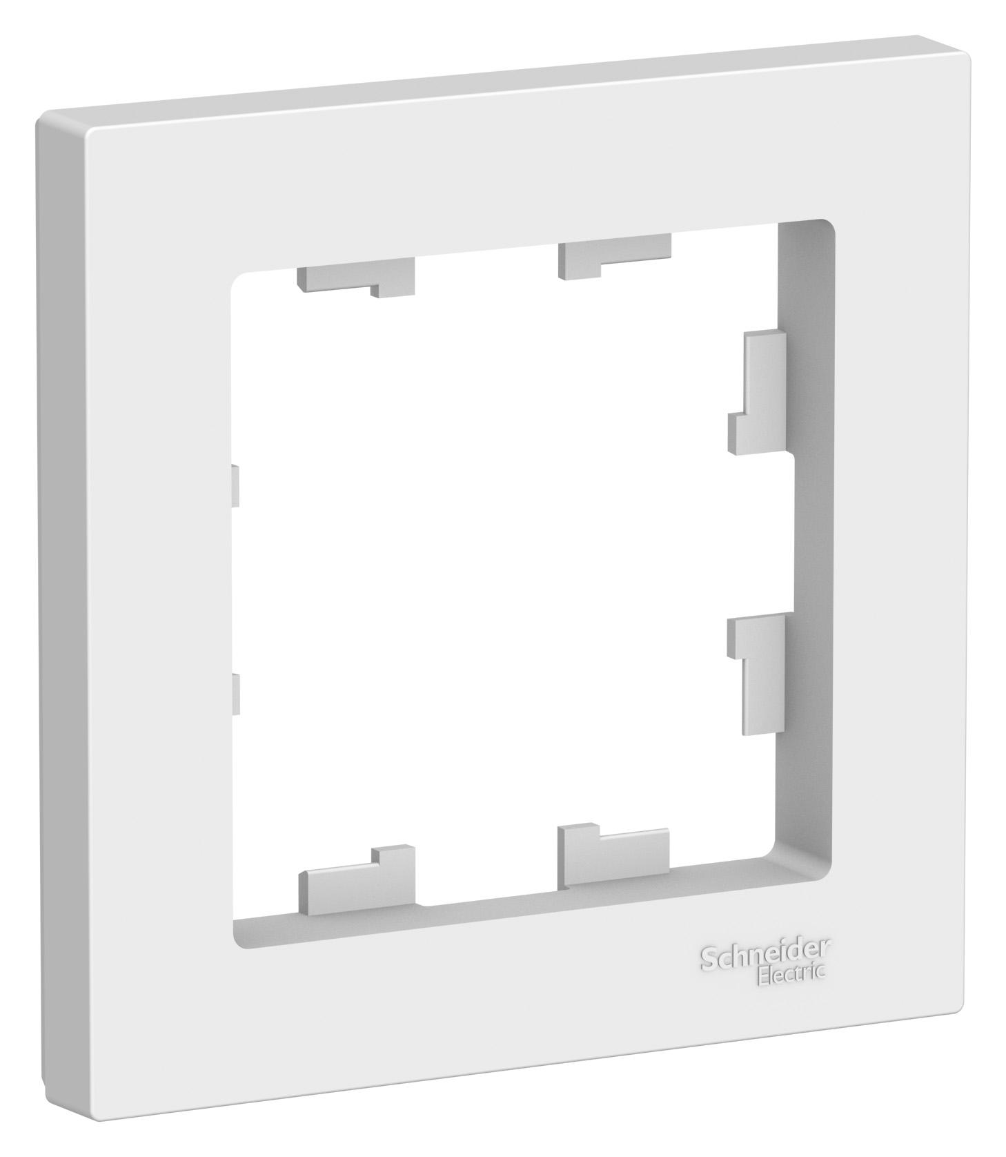 

ATN000101 Рамка Atlasdesign Белый 1-постовая Schneider Electric, Atlasdesign ATN000101