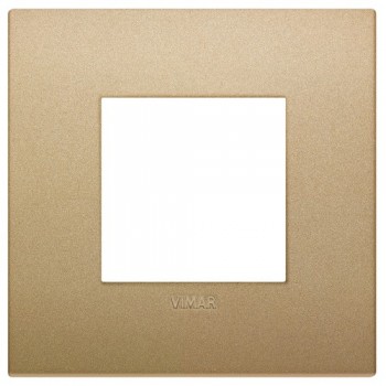 19642.78 Рамка Arke Classic Золото матовое 2 модуля Vimar фото