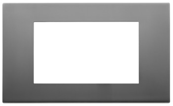 Рамка 4 модуля нержавеющая сталь брашированная, металл Linea Vimar 30654.72 фото