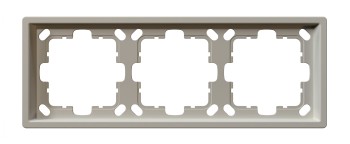 Рамка серия FD 3-постовая,  FD-Series Сахара Jasmart FD1003SH фото