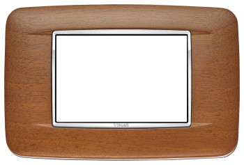 Рамка 3 модуля, вишня Vimar Eikon Chrome Round 20683.C35 фото