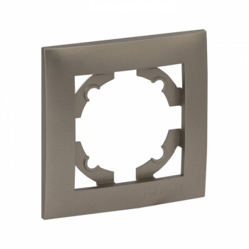 Рамка 1-местная кашемир EKF Валенсия EWM-G-301-40 фото