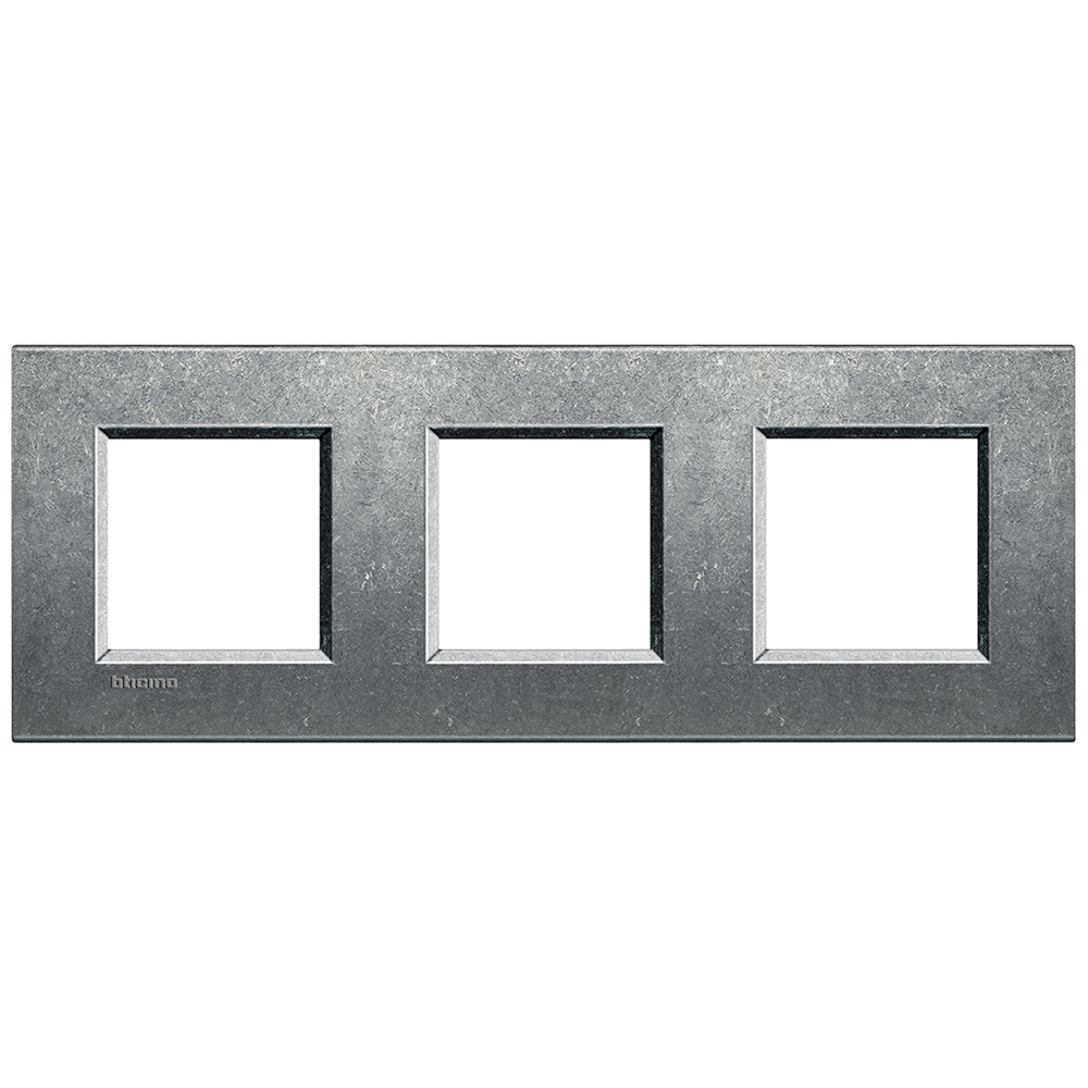 

LNA4802M3NA Рамка LivingLight Квадрат Исконный 2+2+2 модуля Bticino, LivingLight Квадрат LNA4802M3NA