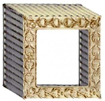 FD01521BD Рамка для накладного монтажа San Sebastian Белый 1-постовая Fede фото