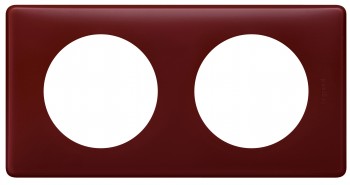 066752 Рамка Celiane Классика перкаль бордо 2-постовая Legrand фото