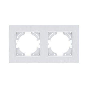 Рамка 2-кратная белый Kollinger Eleganz Plex EP2WH фото