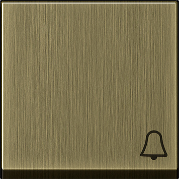 

0286603 Клавиша с символом "звонок" Бронза Gira, Esprit Linoleum-Multiplex 0286603
