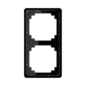 CDP582SW Рамка CD Plus Черный 2-постовая Jung фото