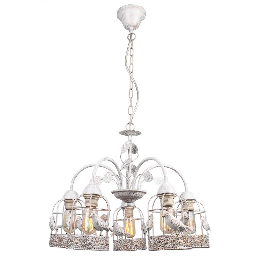 

Люстра подвесная Arte Lamp Cincia A5090LM-5WG, Белый, Cincia A5090LM-5WG