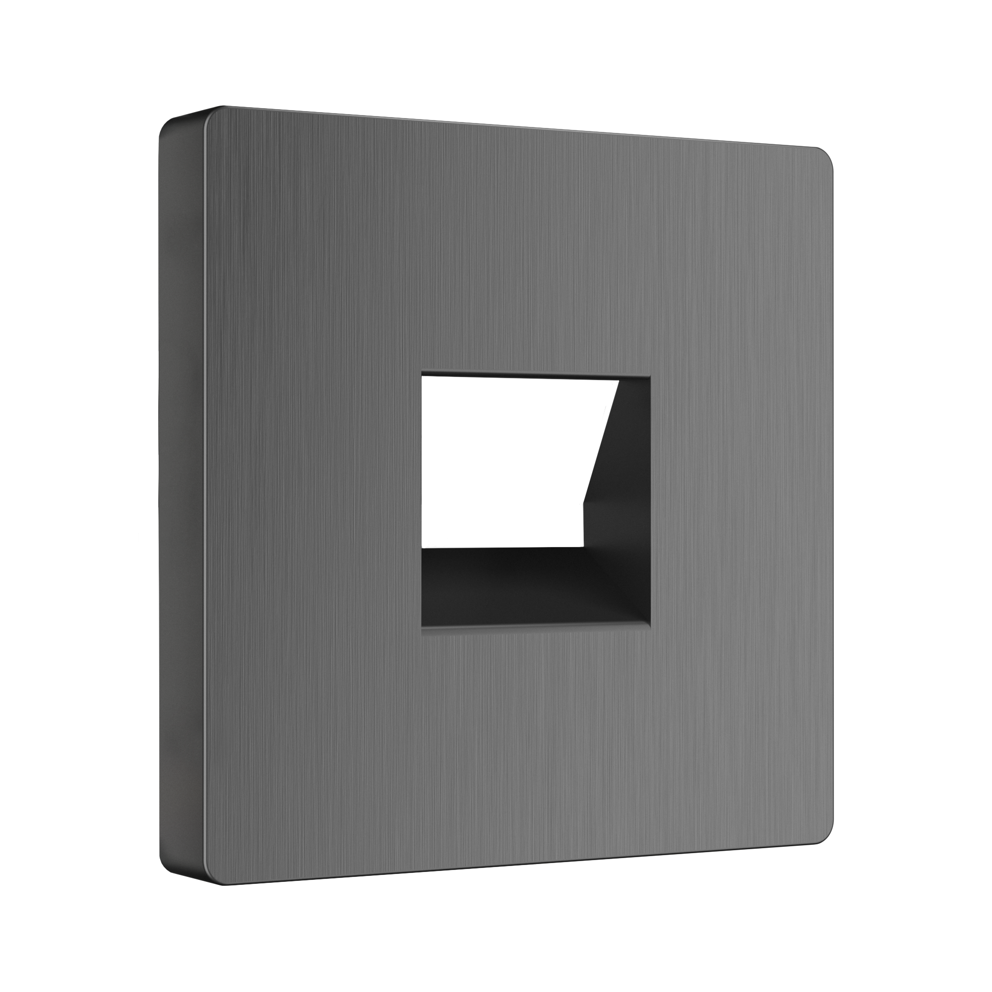 

WL04-RJ-11-CP Накладка для телефонной розетки RJ11 (графит рифленый) Antik Werkel a046600, Antik WL04-RJ-11-CP a046600