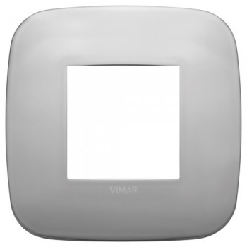 19672.30 Рамка Arke Round Никель матовый 2 модуля Vimar фото