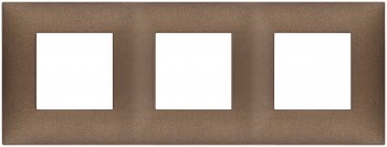 09666.24 Накладка Neve up на 6 модулей (2+2+2), медь матовая  Vimar фото