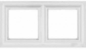 EPD482WW Рамка ECO Profi Deco Белый 2-постовая гор/верт. Jung фото