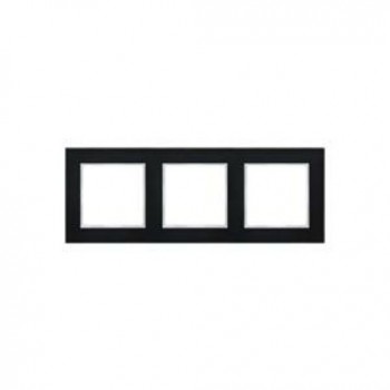 AC583SW Рамка A Creation Черный 3-постовая Jung фото