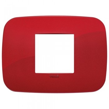 19682.85 Рамка Arke Round Красный 2 модуля Vimar фото