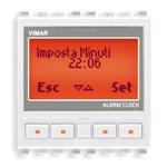 

20449.B Часы-будильник 120-230v , белый Vimar Eikon, Eikon Total Look 20449.B