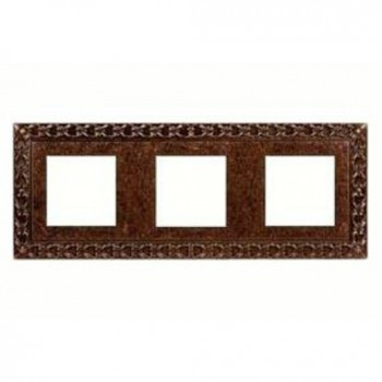 FD01223RU Рамка San Sebastian Rustic Cooper 3-постовая Fede фото